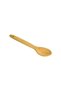 3-Piece Natural Wooden Spoon Set Food Serving Cooking Mixing Spoon Kitchen Utensils Hanging Hole Handle - 5