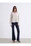 Alita City Farkıyla Soulife Beige Striped Poplin Women's Shirt - 3