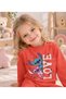 Girl's Printed Cotton 2-Piece Pajama Set - 7