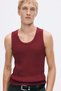 Slim Fit Ribbed wool-blend vest top - 2