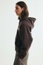 Oversized Fit Printed zip-through hoodie - 4