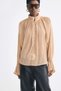 Crinkled button-top blouse - 4