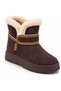 Children's Suede Fur-Lined Thick-Soled Winter Boots