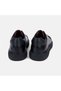 Men's Black Hidden Elastic Leather Casual Sports Shoes - 5