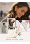 Fashion Women's Beige Pointed High Heels Ladies Office Sandals Shoes Summer Pointy 5.5cm Chunky Shoe - 6