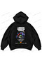 Jorge Lorenzo · Yamaha Yzr-M1 · 2015 Front and Back Printed Black Oversize Boxy Hoodie