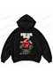 Carl Fogarty · Ducati 916 · 1998 Front and Back Printed Black Oversized Boxy Hoodie