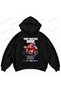 Troy Bayliss · Ducati 996 R · 2001 Front and Back Printed Black Oversized Boxy Hoodie