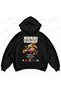 Valentino Rossi · Honda Rc211V · 2003 Front and Back Printed Black Oversize Boxy Hoodie
