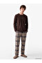 Timeless Clothing & Timeless Choices Standard Fit Checkered Embroidered Men's Pajama Set - 2