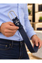 Navy Blue Men's Jeans Belt 100% Genuine Leather - 6