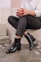 Orion Original Kri̇stebell Imported Special Series Women's Boots with Metal Front Detail Black