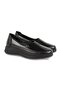 Women's Comfort Shoes L10.103 Black Genuine Leather Patent Leather Snake/Crocodile Printed Hidden Elastic Lightweight Eva - 3