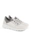 Women's Sports Shoes L10.2272 Ecru Genuine Leather with Glittering Stripe Detail Flexible Practical Lace-Up Lightweight Eva Ta - 3