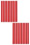 Örf-Bt-25Rd-10X Red Rhythm Stick Örf Tools Set 25 cm Carbon Fiber Wholesale Package (10 Pairs Single Color) - 2