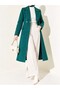 Shoulder Stone Detailed Cashmere Coat - 4