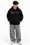 Unisex One Piece Luffy Back Printed Hooded Sweatshirt, Oversized Anime Themed Hoodie - 2