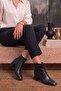 Orion Original Kri̇stebell Imported Special Series Women's Boots with Metal Front Detail Black - 3