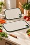 L-01009 Set of 2 Garlic Grater Cutting Boards – Plastic Cutting Board and Chopping Board with Non-Slip Frame - 4