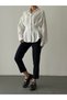Women's Drawstring Detailed Shirt Gml01813 Ecru - 2