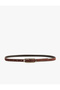 Faux Suede Belt with Metal Buckle - 2