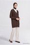 Jacquard Knitwear Cardigan Bitter Brown