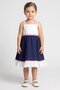 Toddlers Girl 2 Pcs Textured Dress And Hair Clip, Multicolor