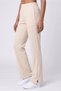 Women Relaxed Fit Yoga Sweatpants, Beige - 3