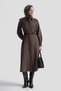 Tunic Dress with Metal Accessories Brown