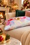 Rectangular Paint Patterned Double-Sided Printed Suede Throw Pillow Cover - New Year - Christmas - 3