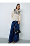 Cream Embroidered Long Sleeve Blouse - 2