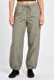 Women Regular Fit Solid Jogger Pants, Sage Green