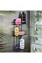 Black Bathroom Shower Shelf Shampoo Holder Corner Shelf Square 3-Tier Storage Organizer Kitchen Utensil Rack - 4