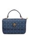 Navy Blue Print Women's Handbag - S26K1Pr09154-T1F