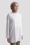 Chiffon Detailed Tunic Ecru - 4