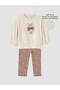 Lcw Babygirl's Bow Patterned Baby Girl Set