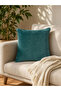 1-Piece Cushion Cover 100% Cotton Velvet 45x45cm