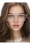 Transparent Rectangle Sunglasses - 2