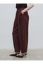 Pleated Dusty Rose Wide Leg Pants - 3