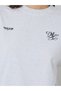Grey Printed Oversized T-Shirt - 4