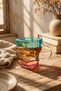 2-Piece Book Design Colored Borosilicate Glass Mug 350 ml 3D |   Coffee, Tea - 6