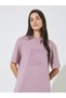 Pink Coffee Love Club Wide Ruffle Hem Sleep T-Shirt - 2