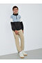Boys Color Block High Neck Half Zipper Sweater - 2