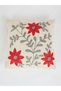 1-Piece Embroidered Square Cushion Cover 18x18inches, Cotton - 3
