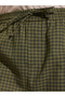 Men Olive Checkered Straight Pyjama - 3