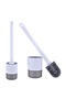Toilet Brush and Holder Set, Bathroom Toilet Brush Wall-Mounted or Freestanding Toilet Cleaner Brush, Splash-Proof & Rust-Free Deep Cleaning Brush Set
