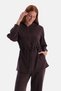 Brown Modal Hooded Sweatshirt
