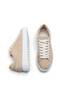 Kb-X13 Beige White Suede Casual Shoes - 4