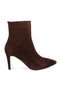 Women's Boots L031.27108868K Brown Genuine Suede Leather Pointed Toe Thin High Heel Jurdan Tab - 2