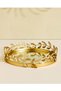 Gold Leaf Round Decorative Tray 33x34.4x7.8cm - 3